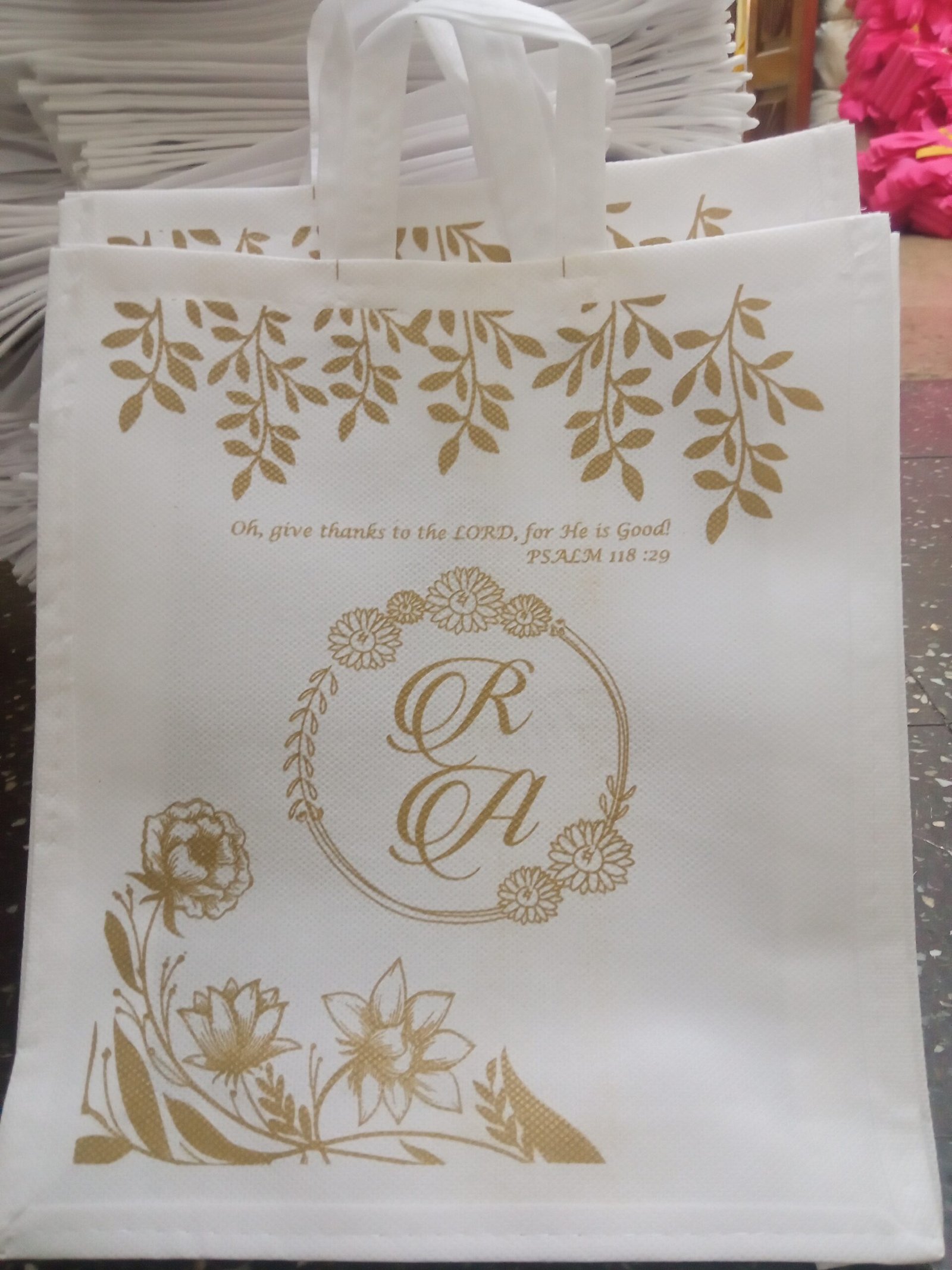 Printed Nonwoven bags box type