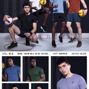 PREMIUM ROUND NECK HALF SLEEVE T SHIRT (2XL - Double Extra Large - 44)